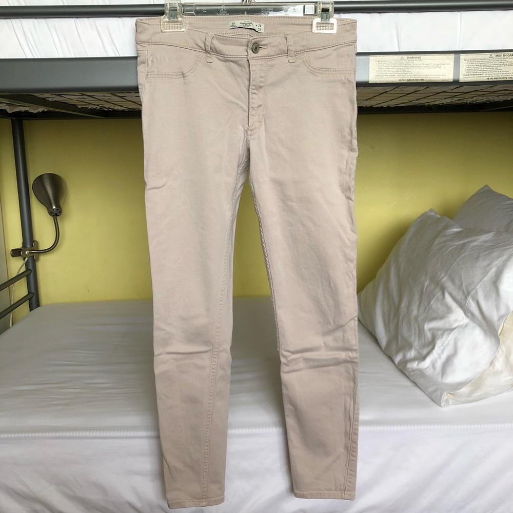 Abercrombie & Fitch Khaki Jeggings
